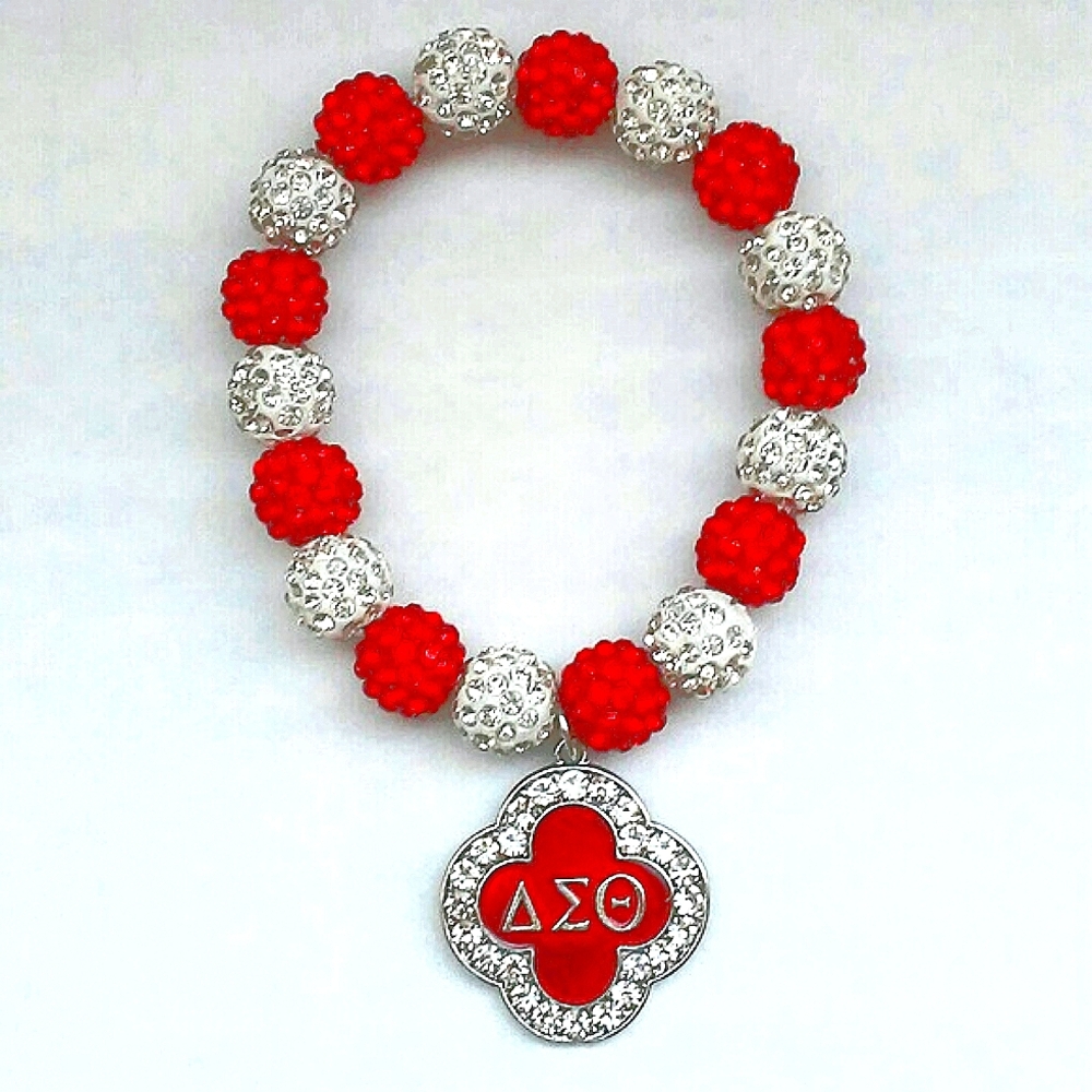 Sorority Delta Charm Bracelet